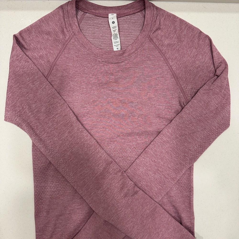 lululemon athletica Long Sleeve Tee - Purple